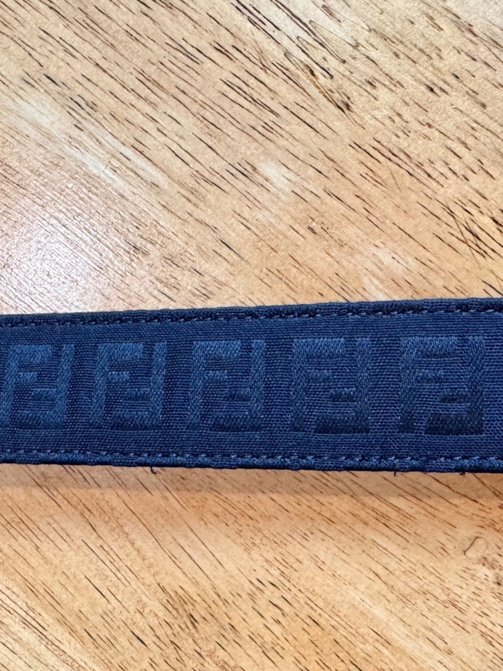 Unisex Fendi Zucca Canvas & Leather Belt, Size 36/90 NWOT - Picture 4 of 9